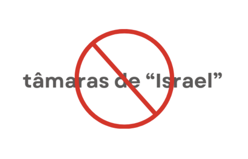Boicote às tâmaras israelitas
